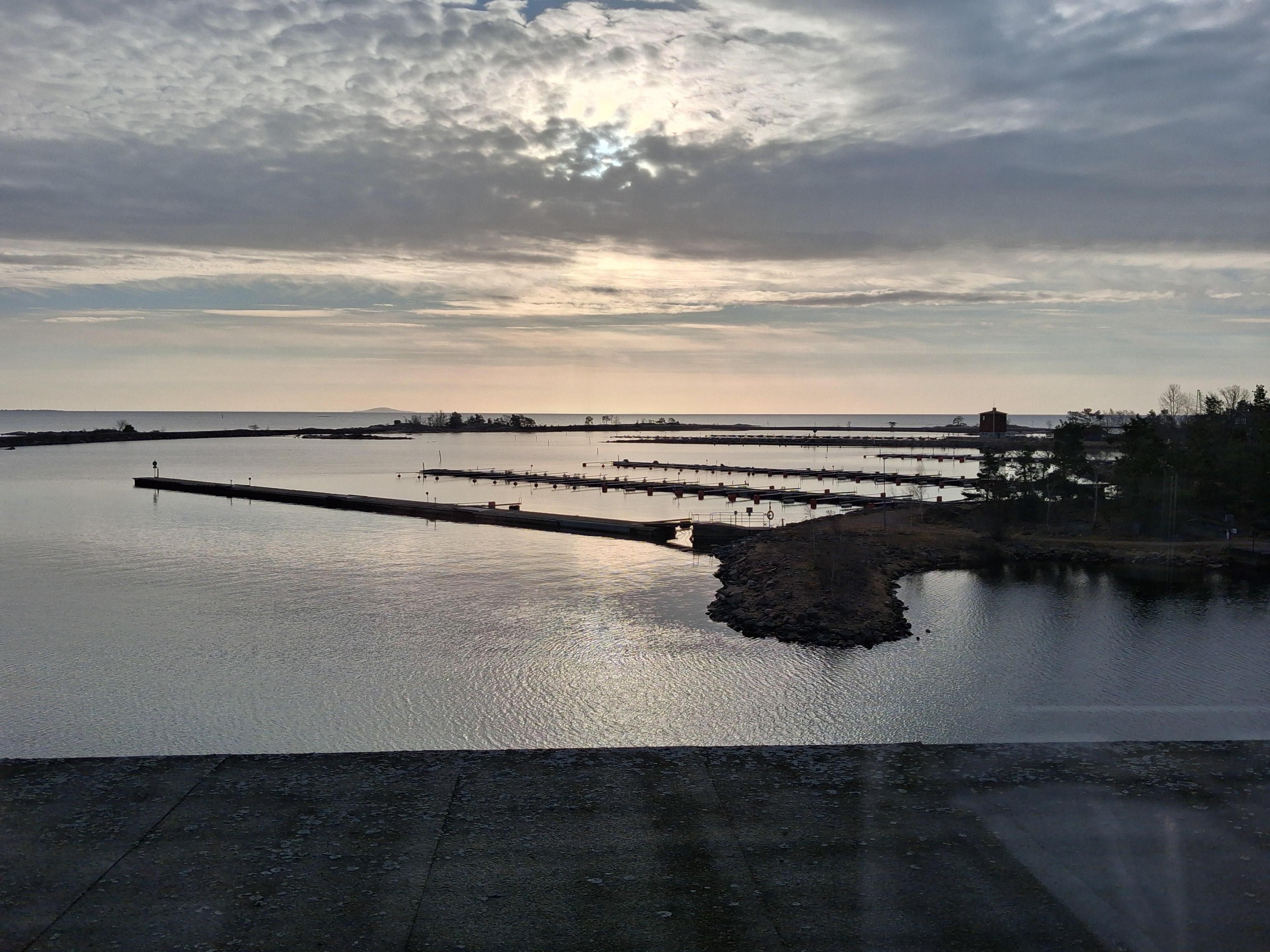 Från rummet på hotell Corallen 