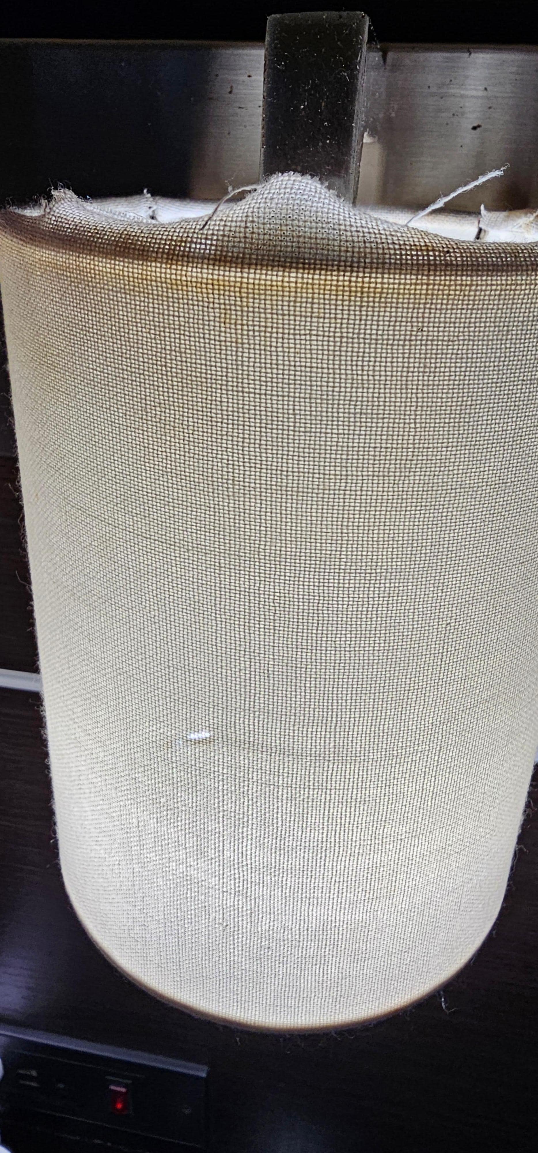 both lampshades were ripped