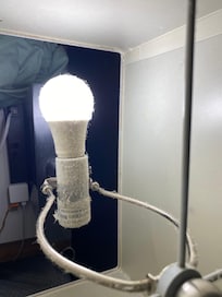 Lights were dusty and one lamp didn’t have a bulb in it when I arrived