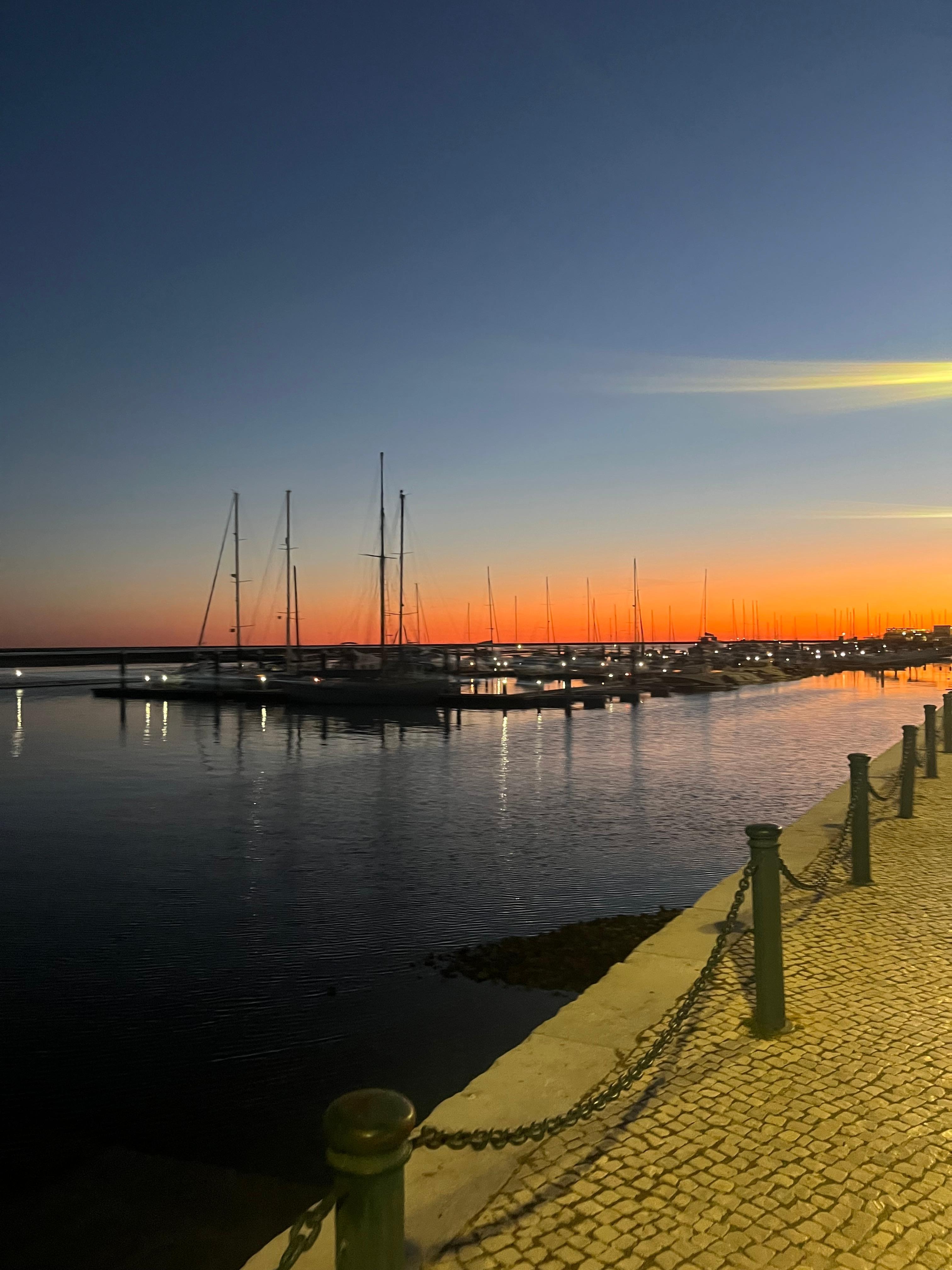 Olhao sunset