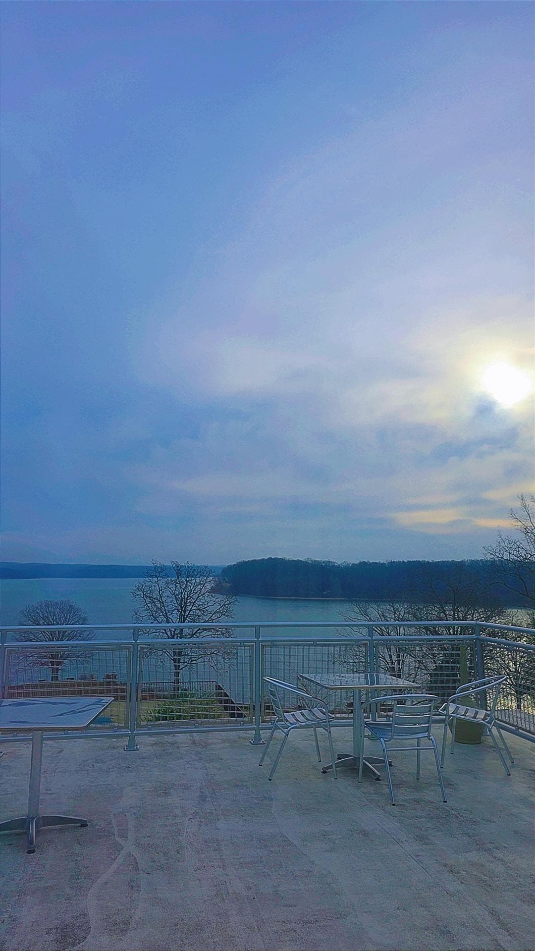 View from dinning area