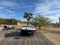 Morning hot tub