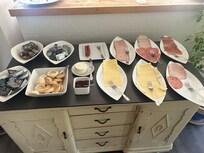 Part of our fresh breakfast