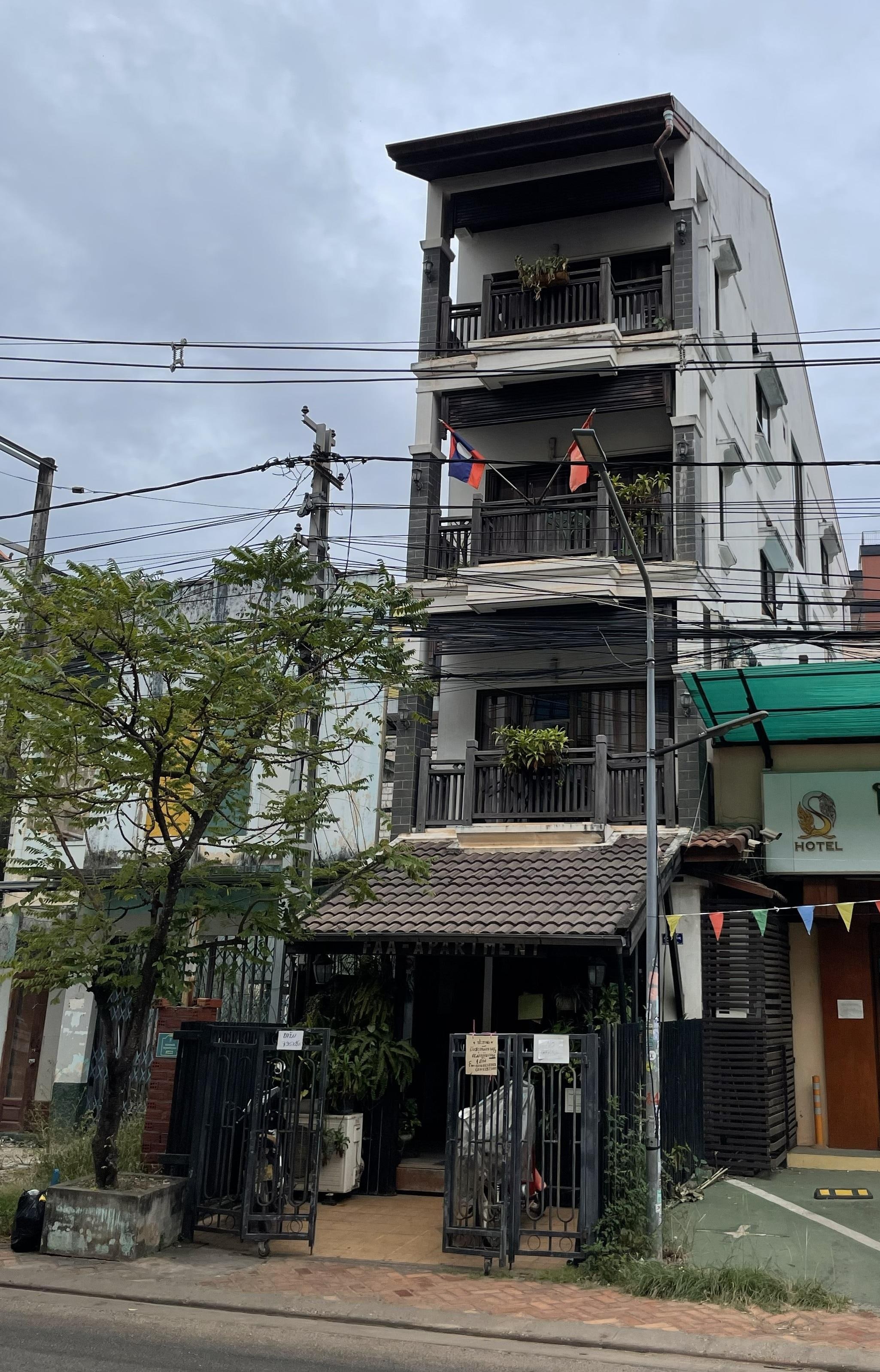 The building is easy to miss when walking past.