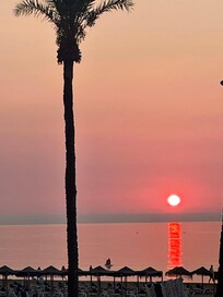 Lever du soleil depuis la grande terrasse