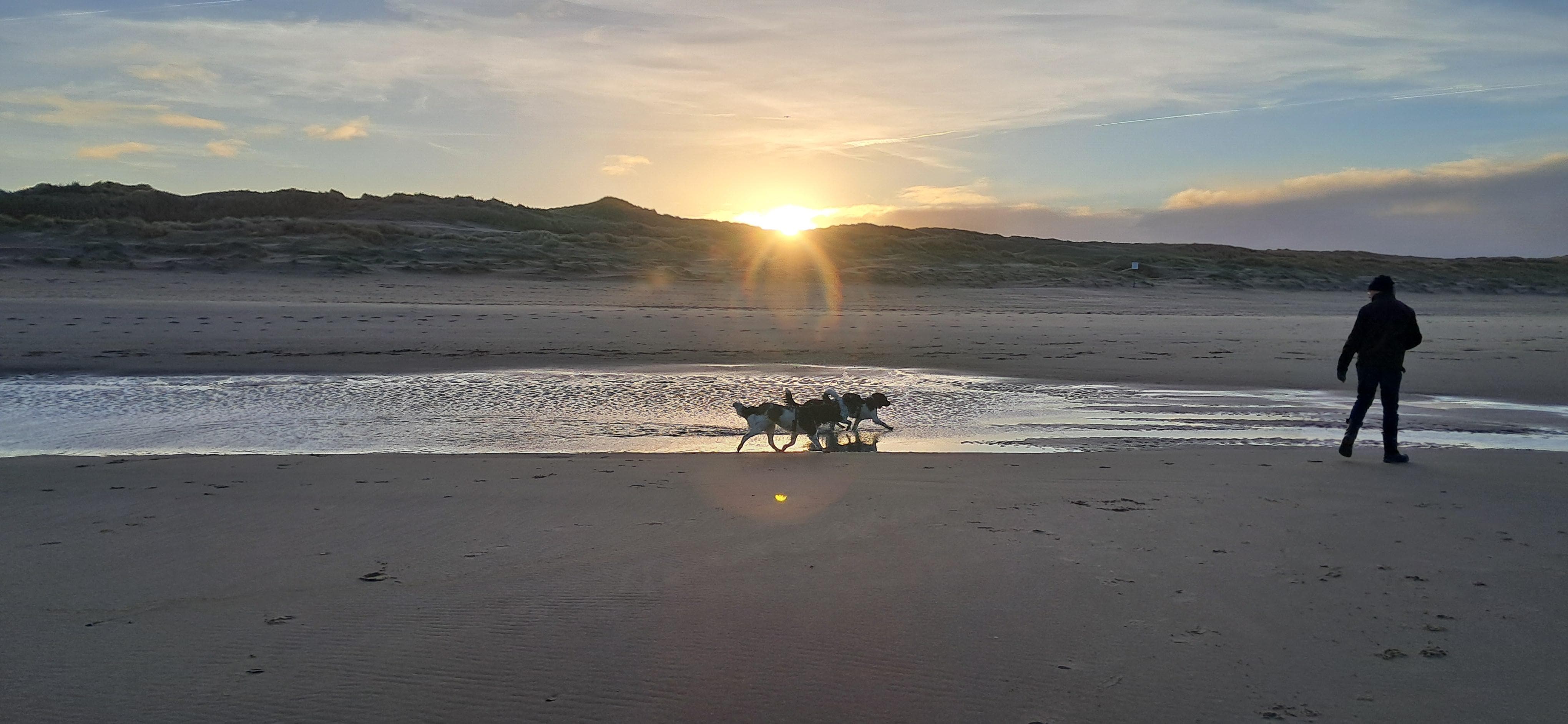 Heerlijk rustig op het strand. 