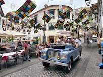 The town