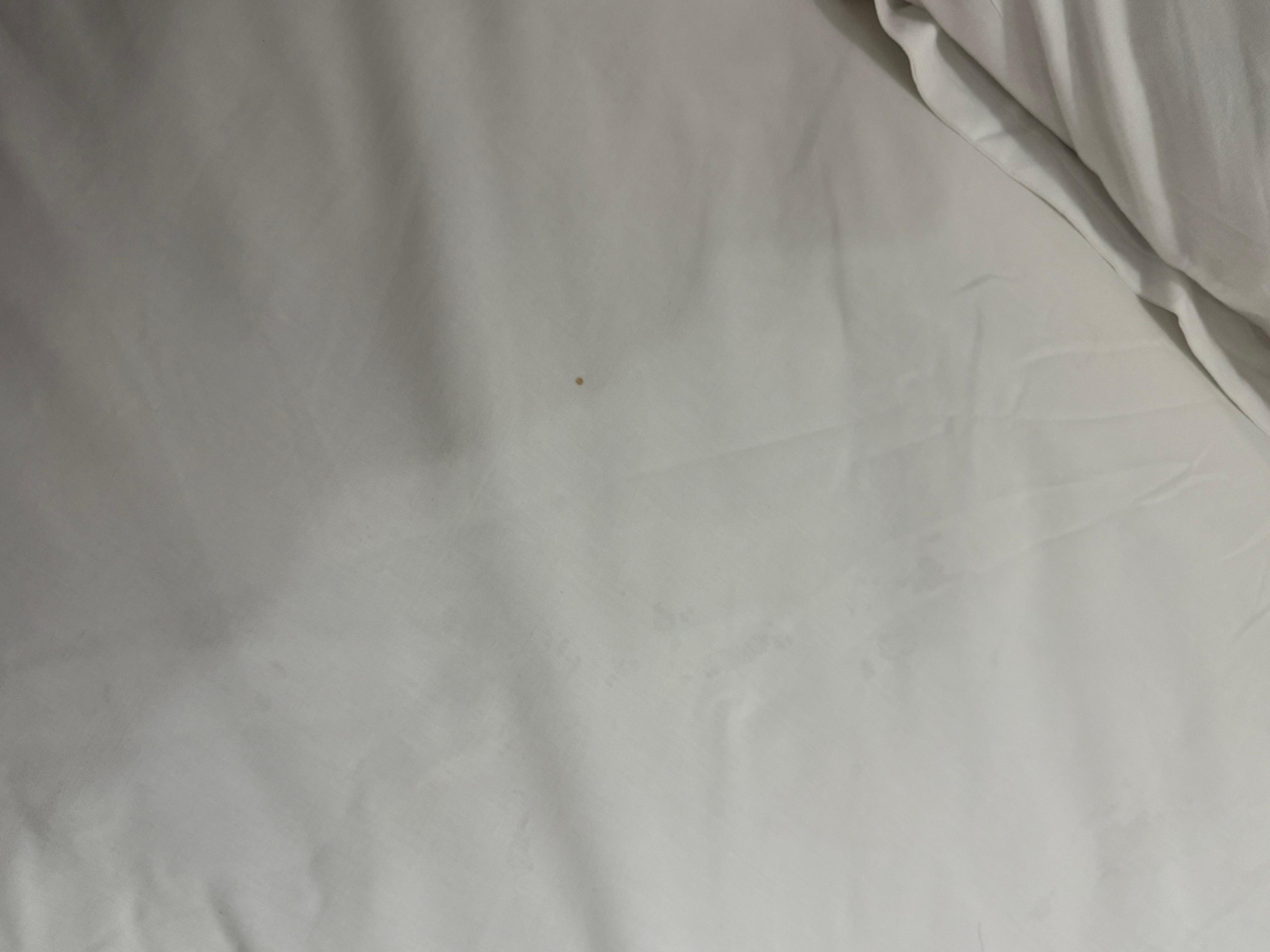 Sheet were dirty