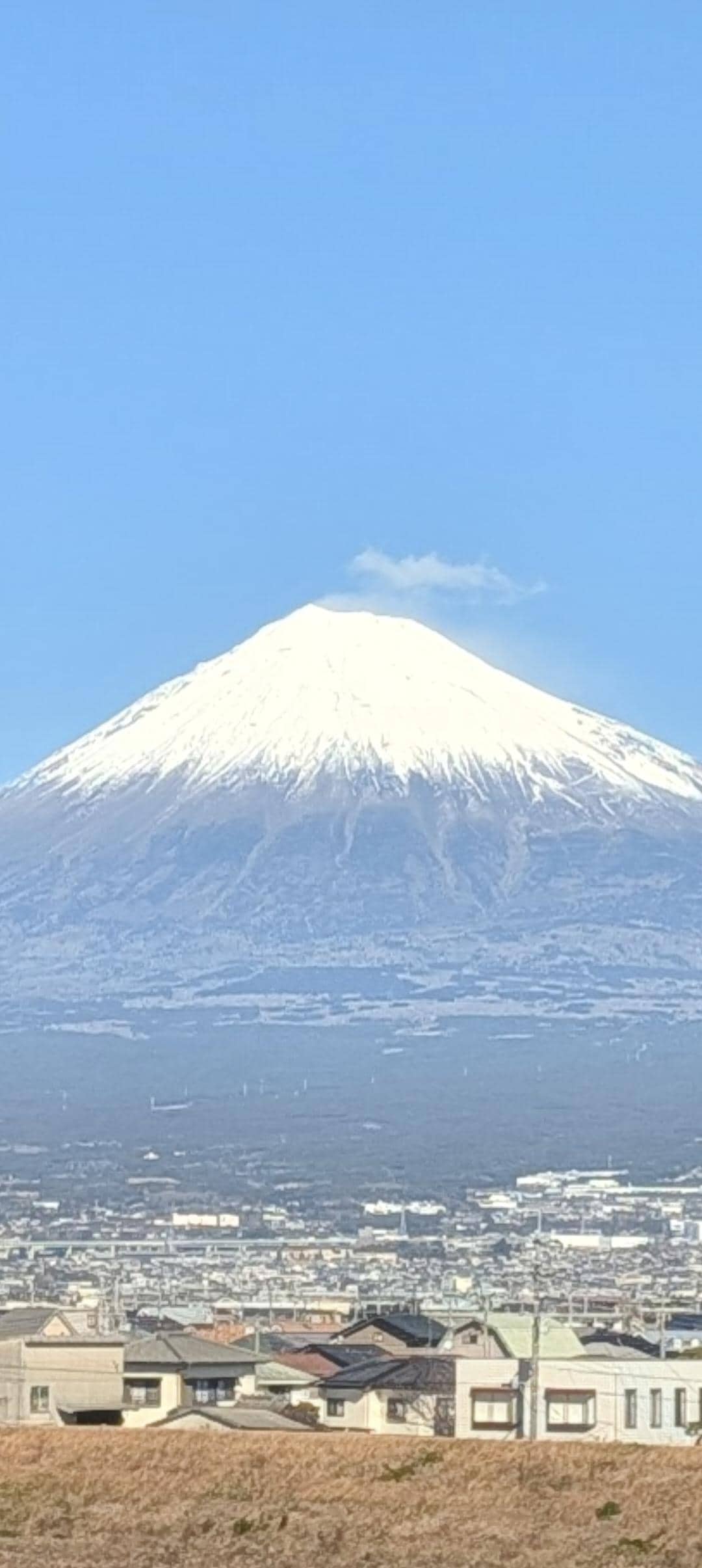 Fuji during Shinkansen ride