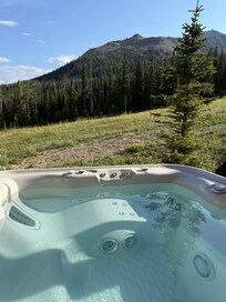 The view from the hot tub