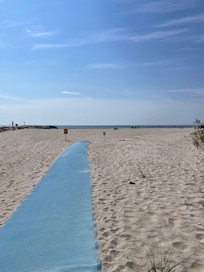 Beach at the end of private path from the house.