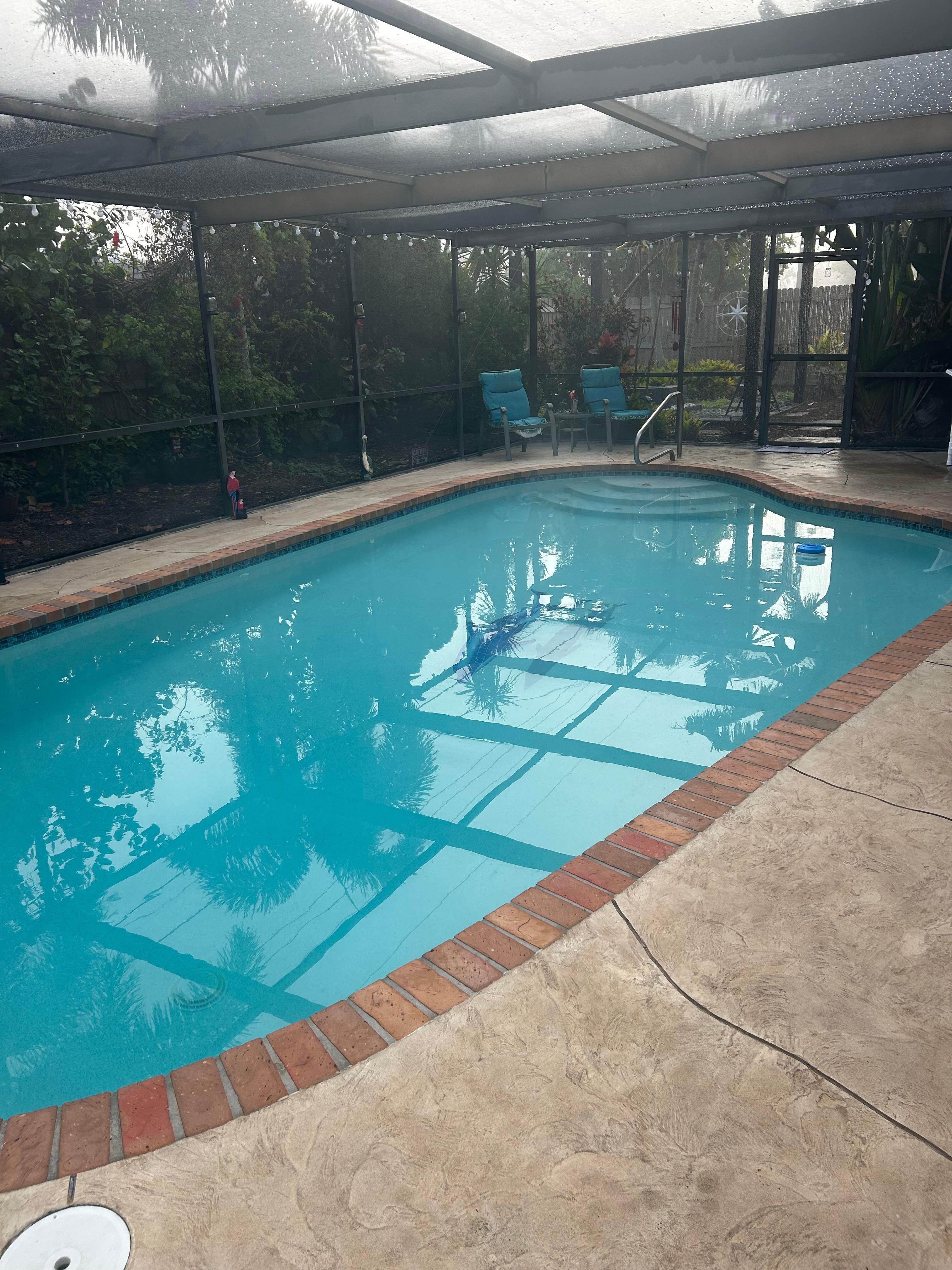 My children loved spending time in the incredible, enclosed pool!