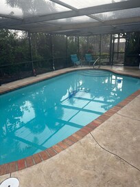 My children loved spending time in the incredible, enclosed pool!