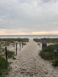 Walk out to the beach
