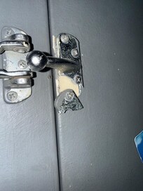 Broken security lock
