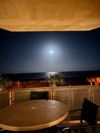 Beautiful full moon rising