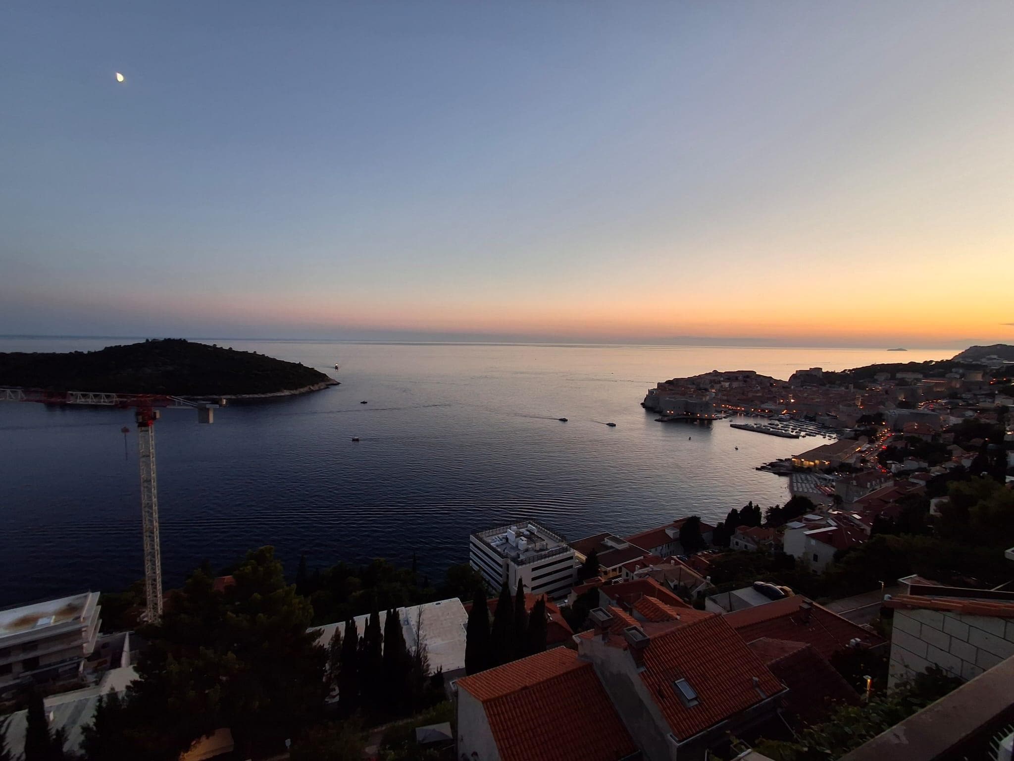 Sunset from the balcony