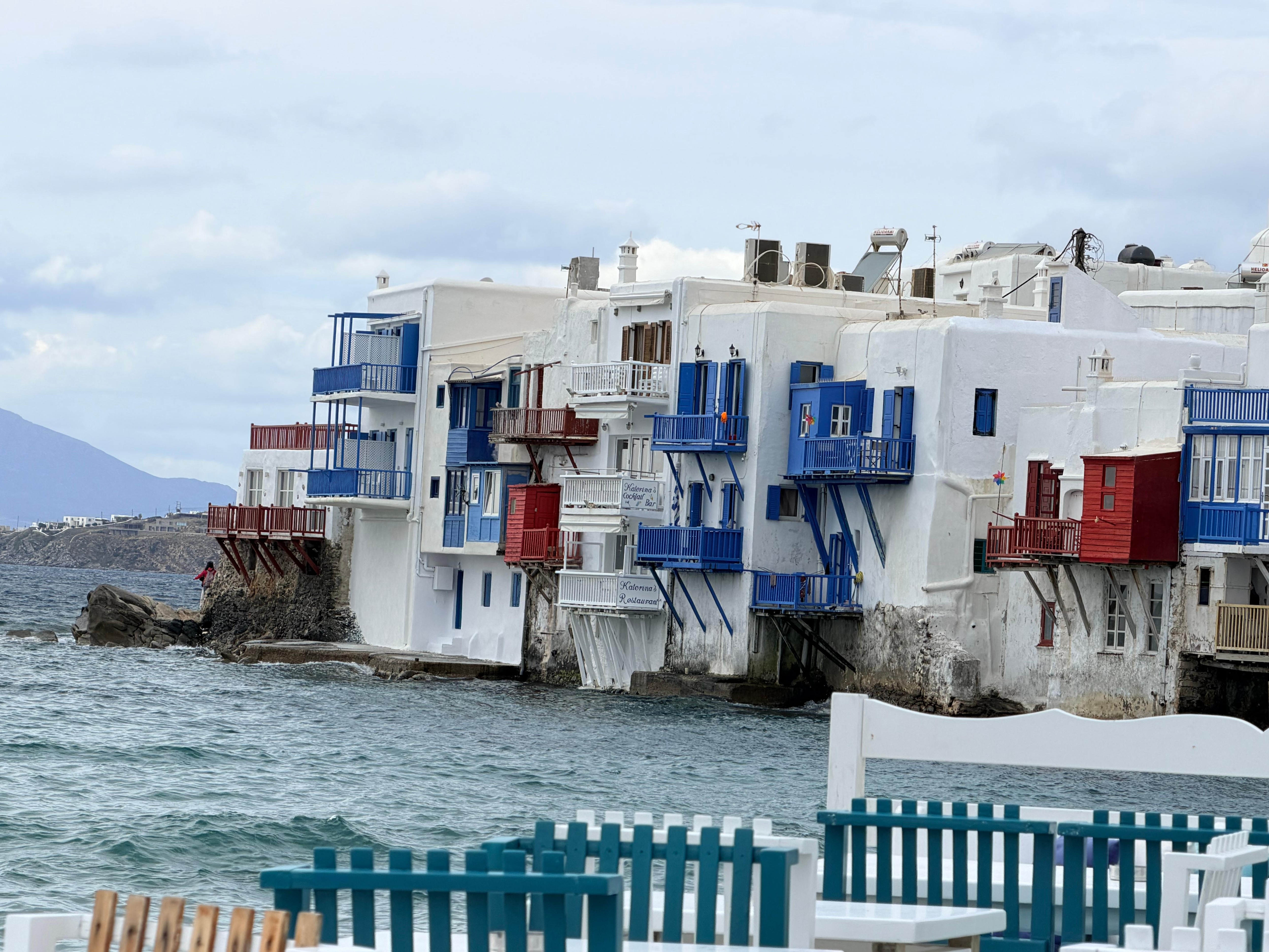 We were in the top leftroom withblye balcony