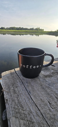 Quiet morning coffee