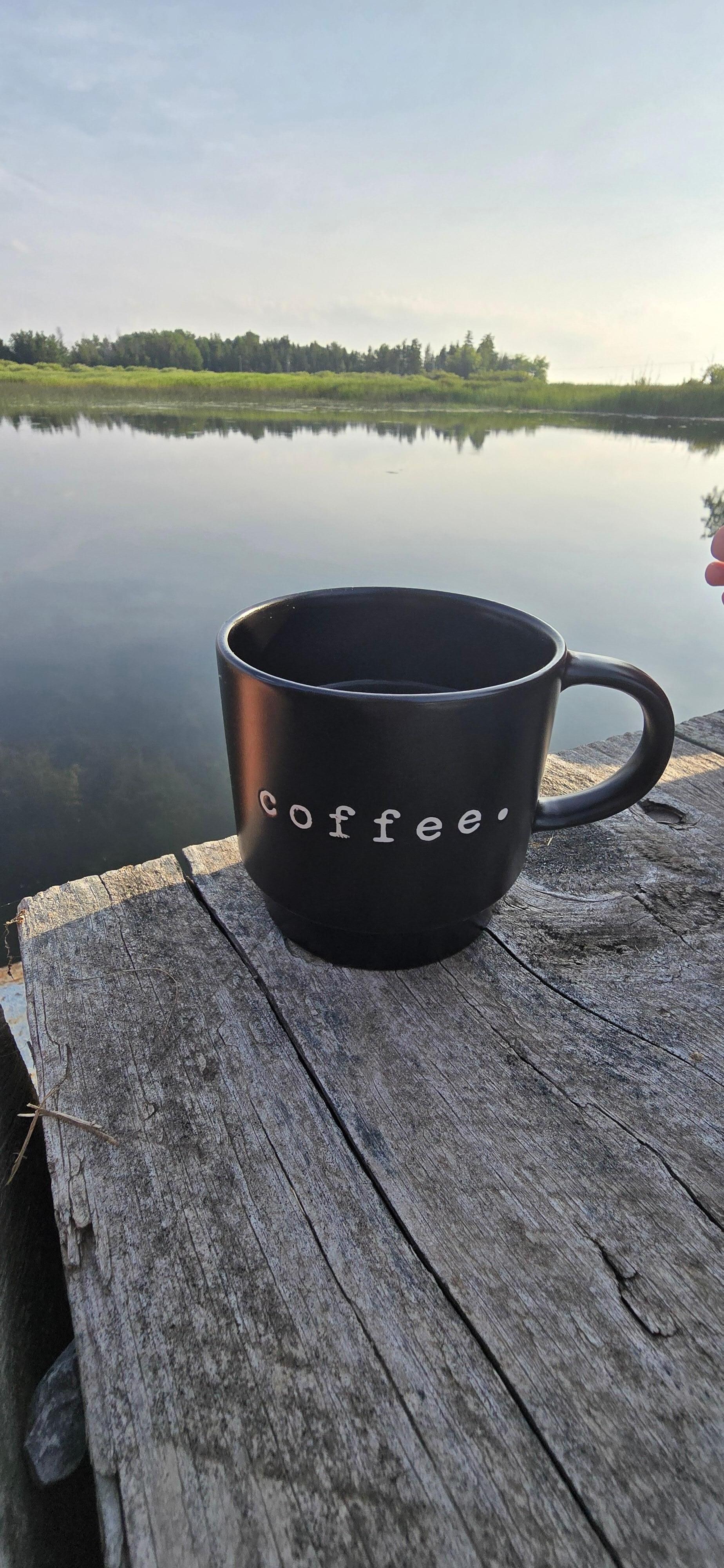 Quiet morning coffee