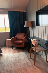 Trivelig stol å sitte i.