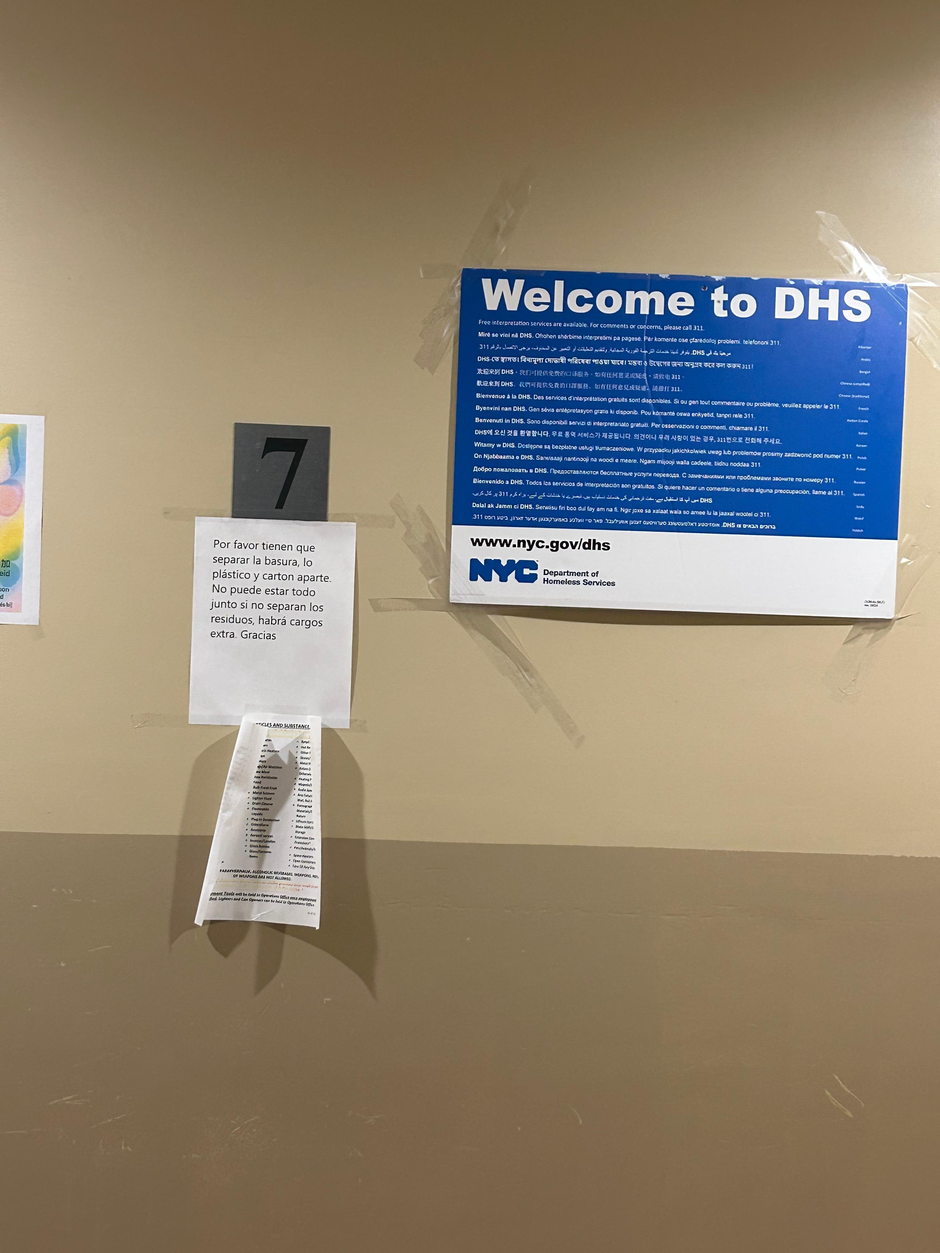 All floors were serving as shelters besides the one we were on. 