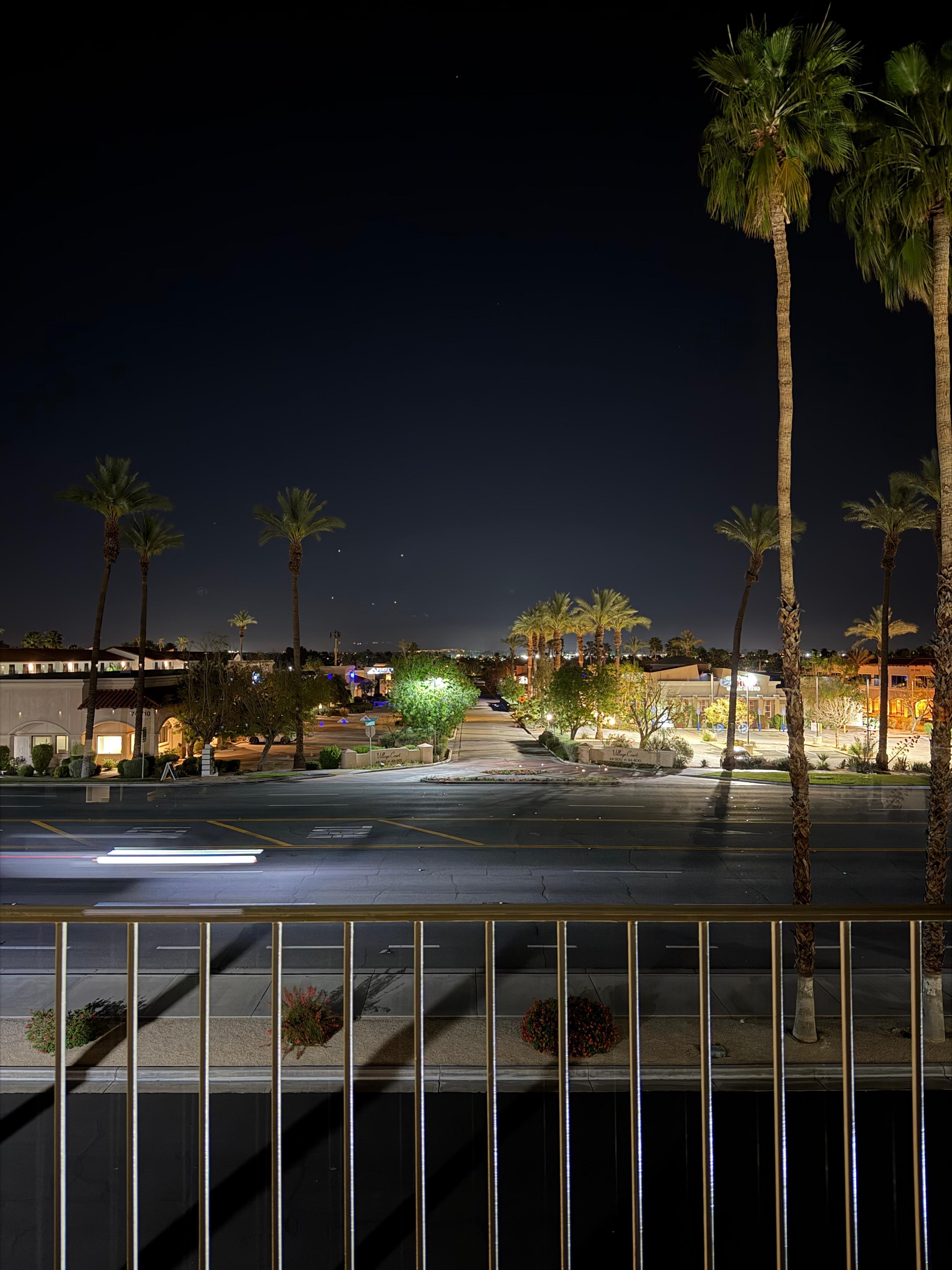 View from the balcony