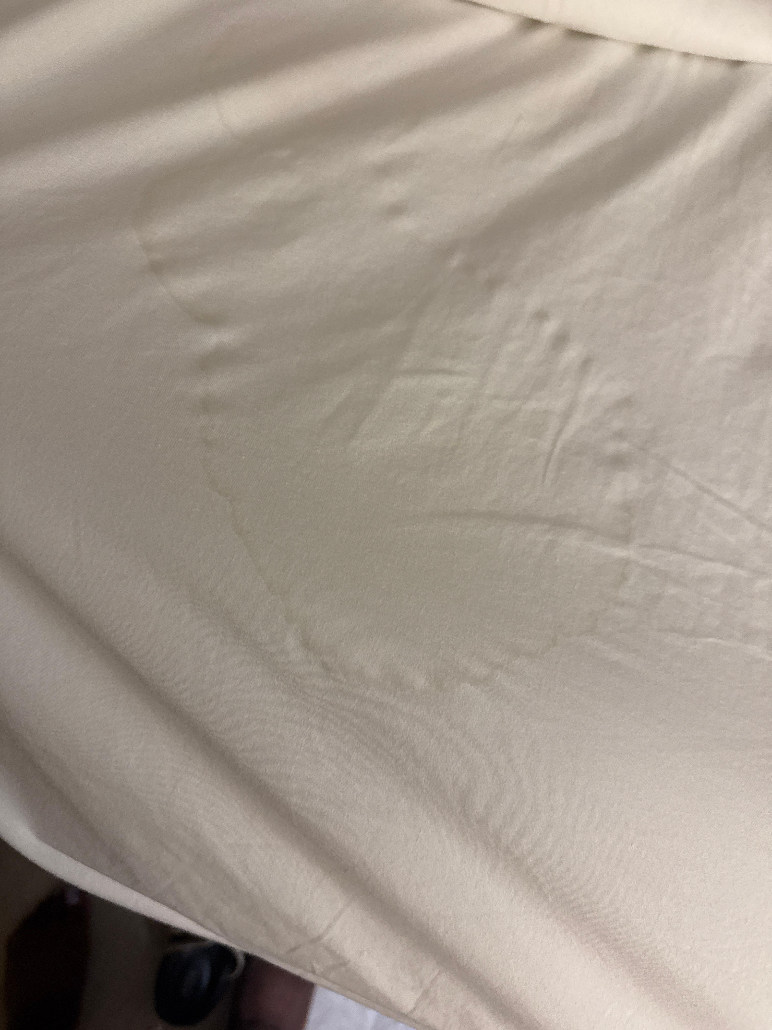 Stains on sheets