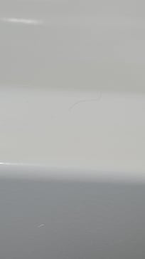 One picture of all the hair left on surfaces