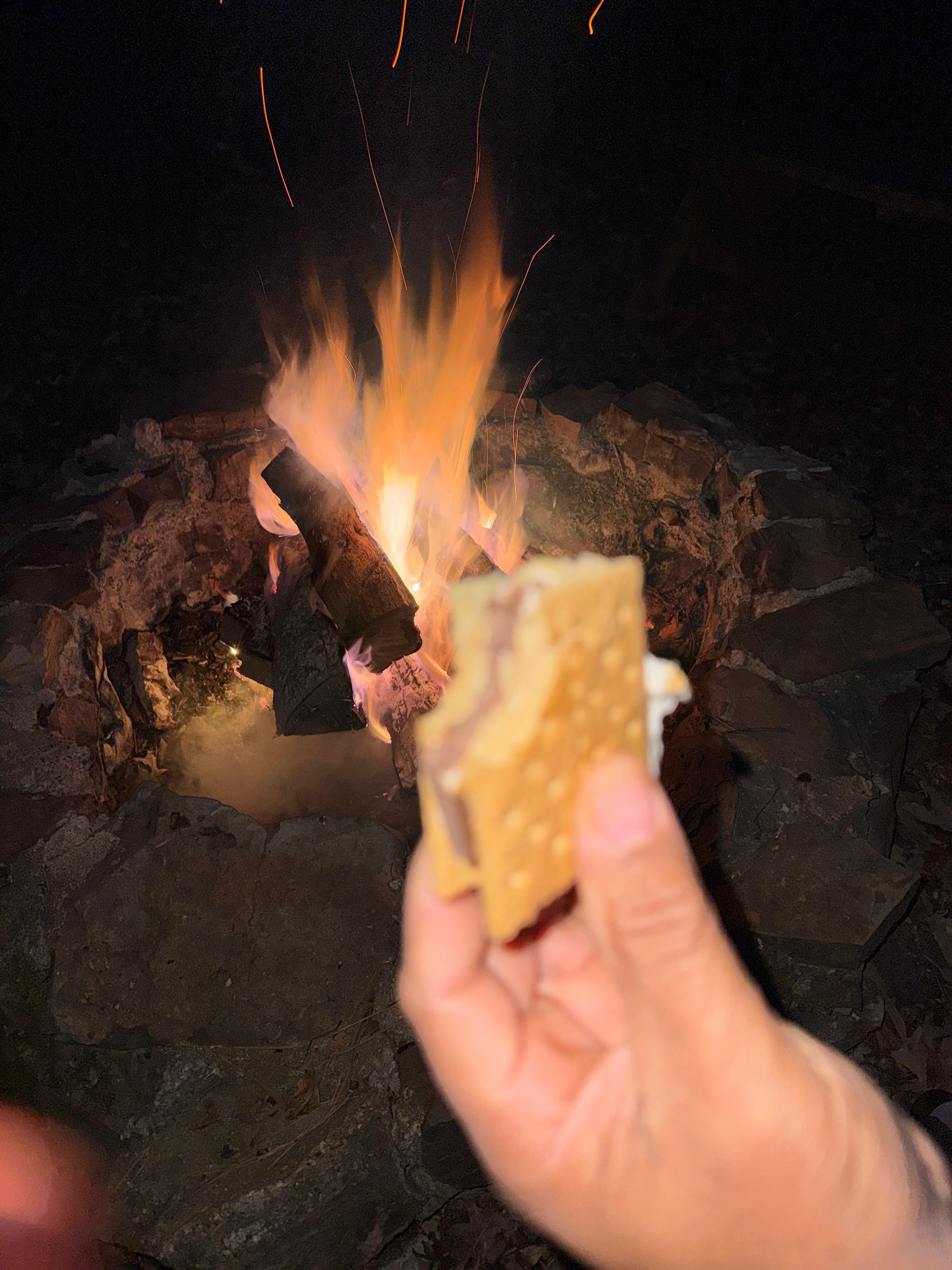 We made s'mores 