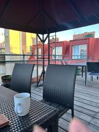 Very cool place to enjoy morning coffee