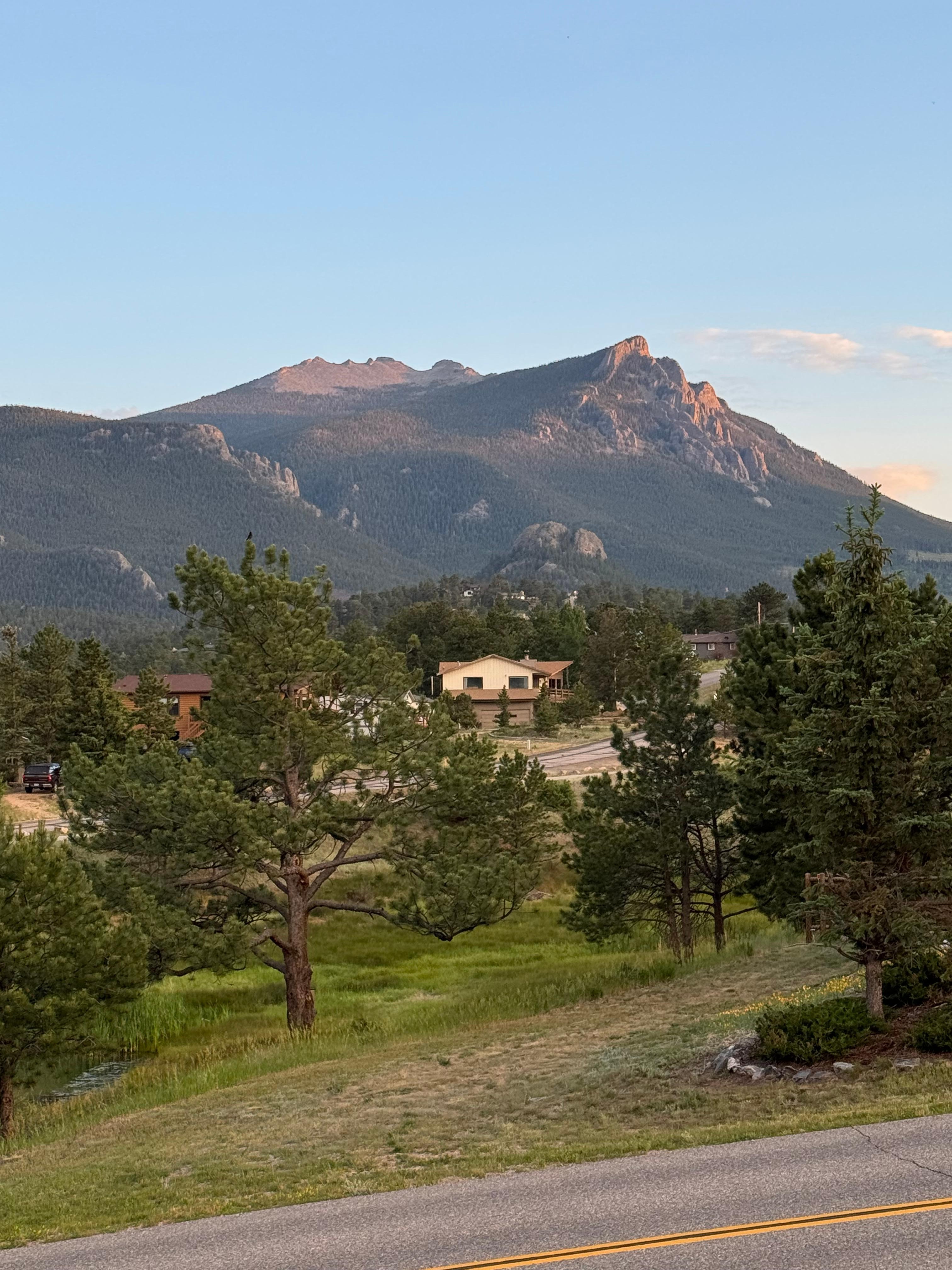 The view from the house