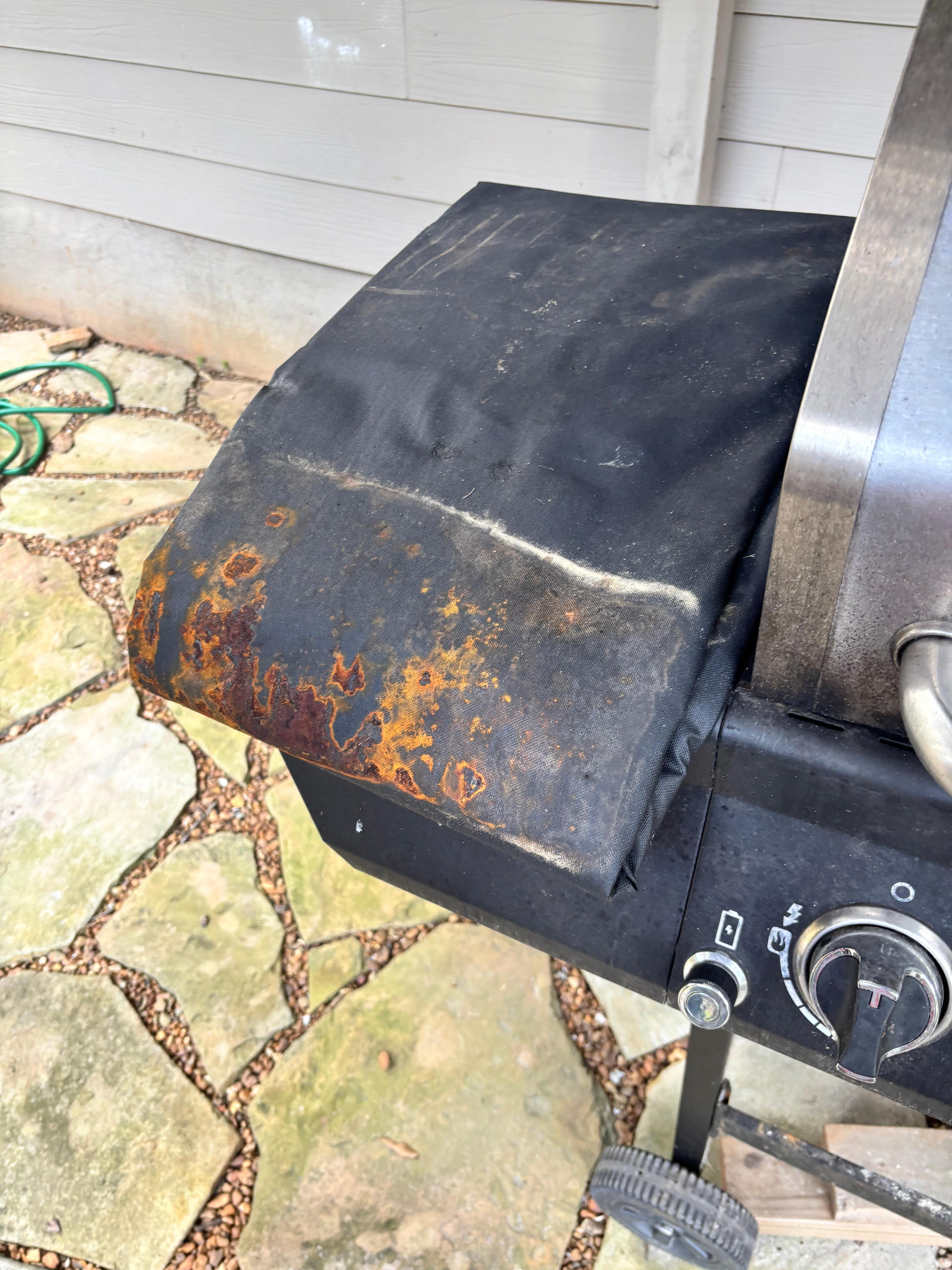 Rusted grill