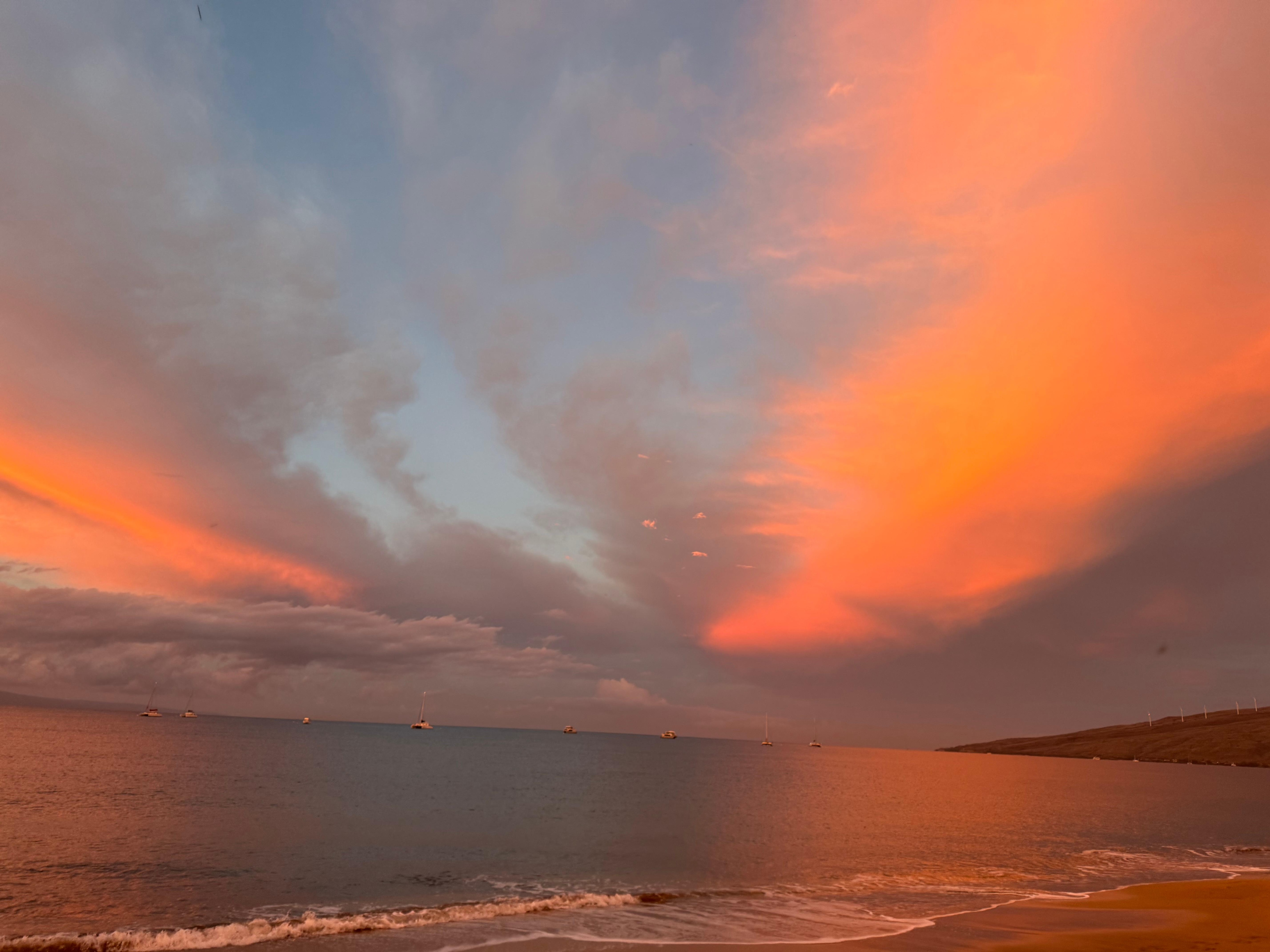 Sunrise view off the patio