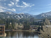 View from the balcony: Maggie pond and the ski lift