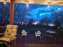 View from back porch