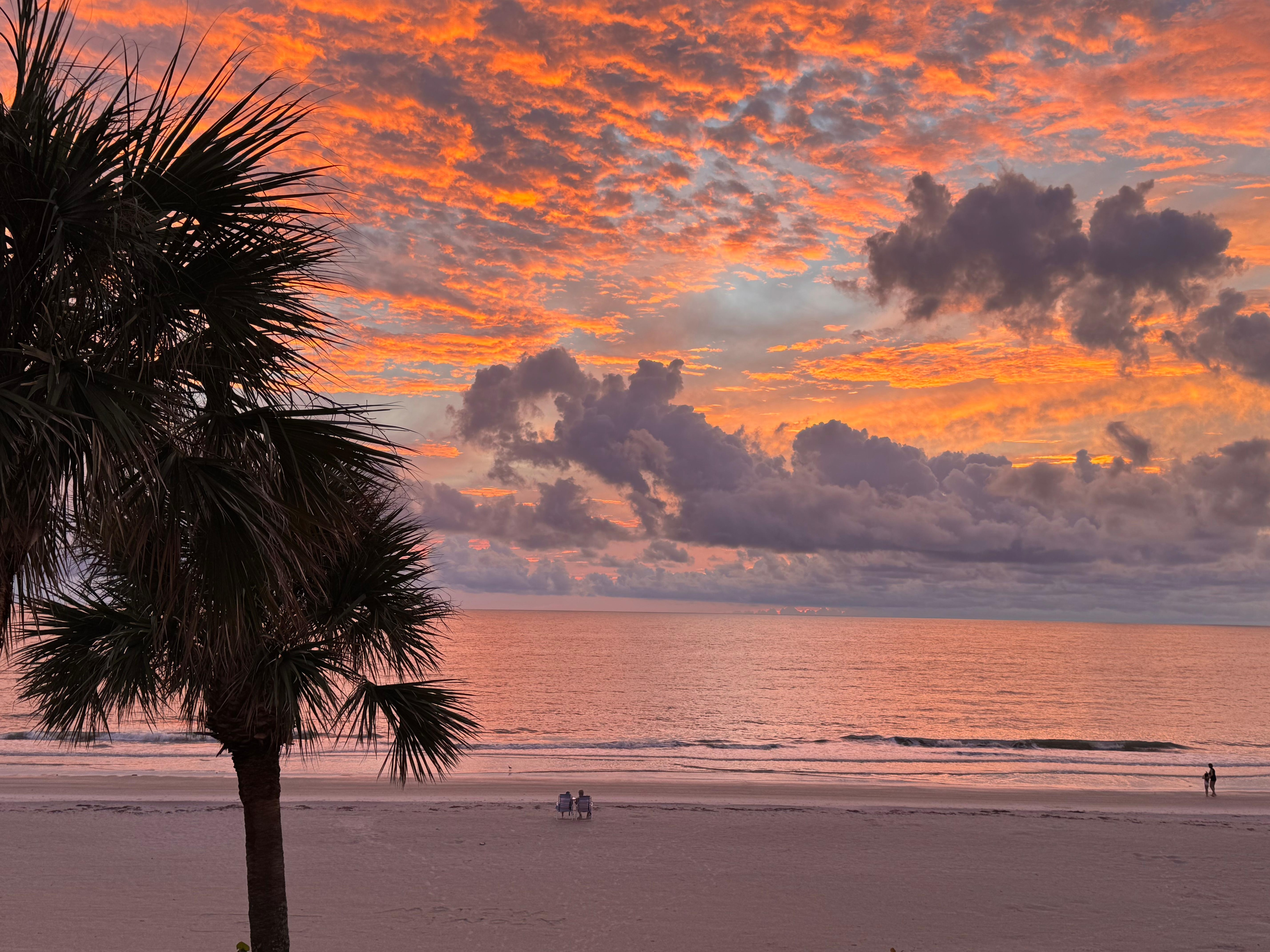 Sunset view from our lanai.