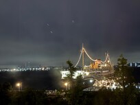 部屋から氷川丸