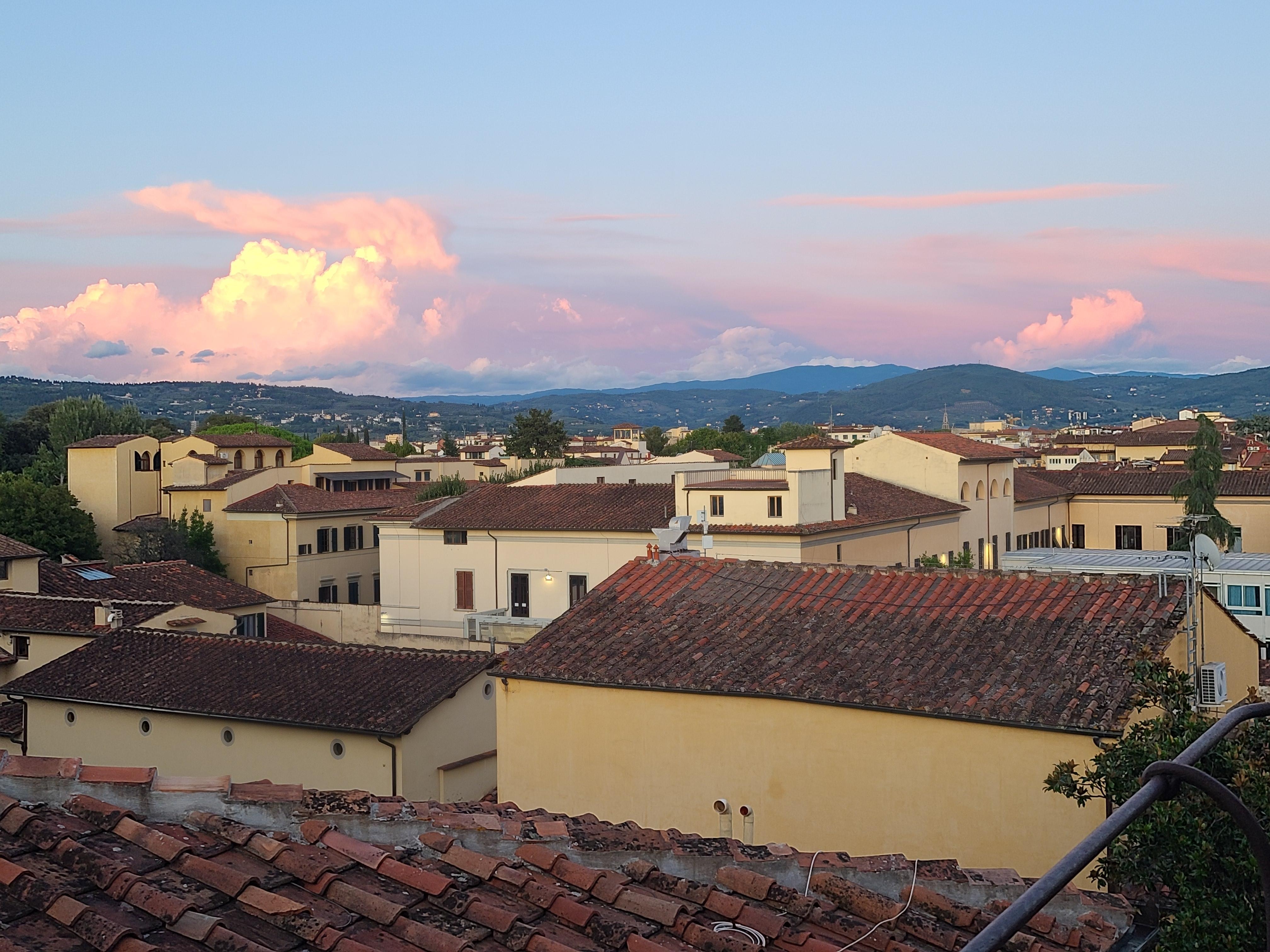 Just missed a thunderstorm, from the terrace.