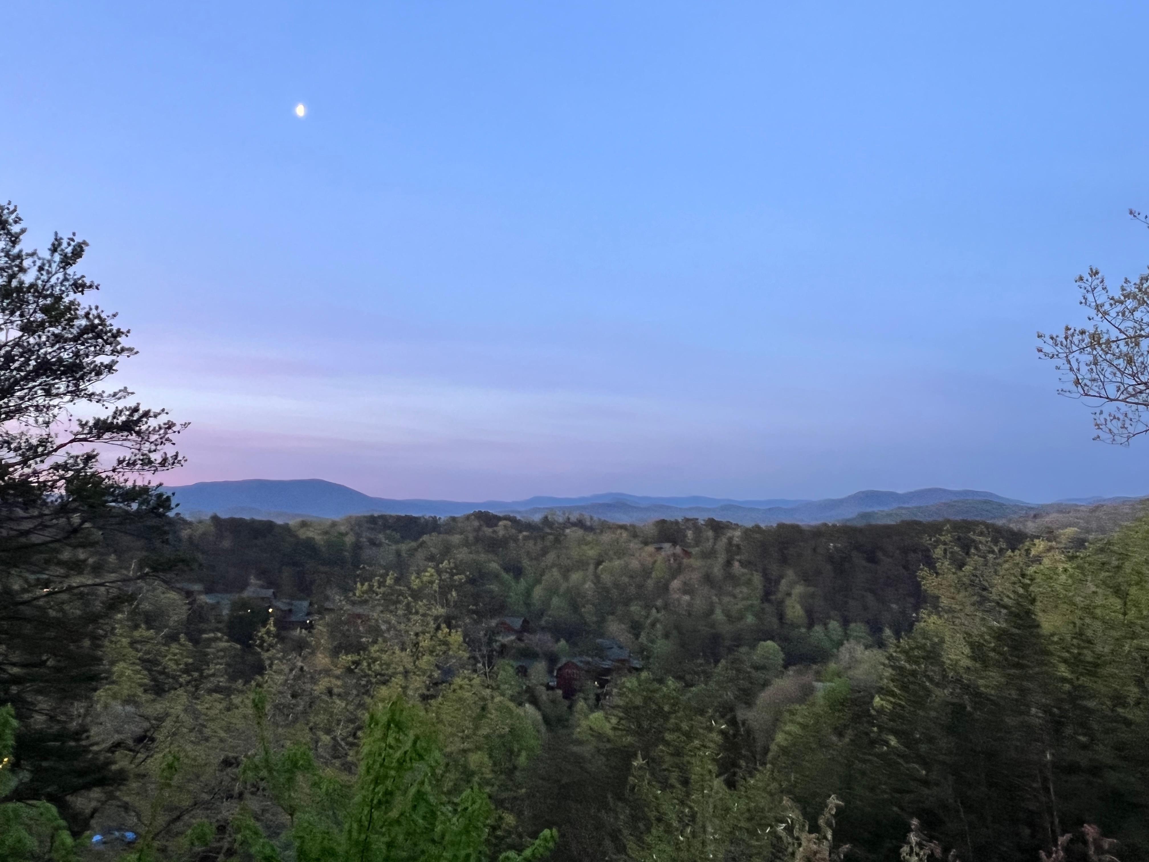 View from the balcony.