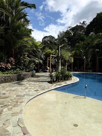 One of the pool areas