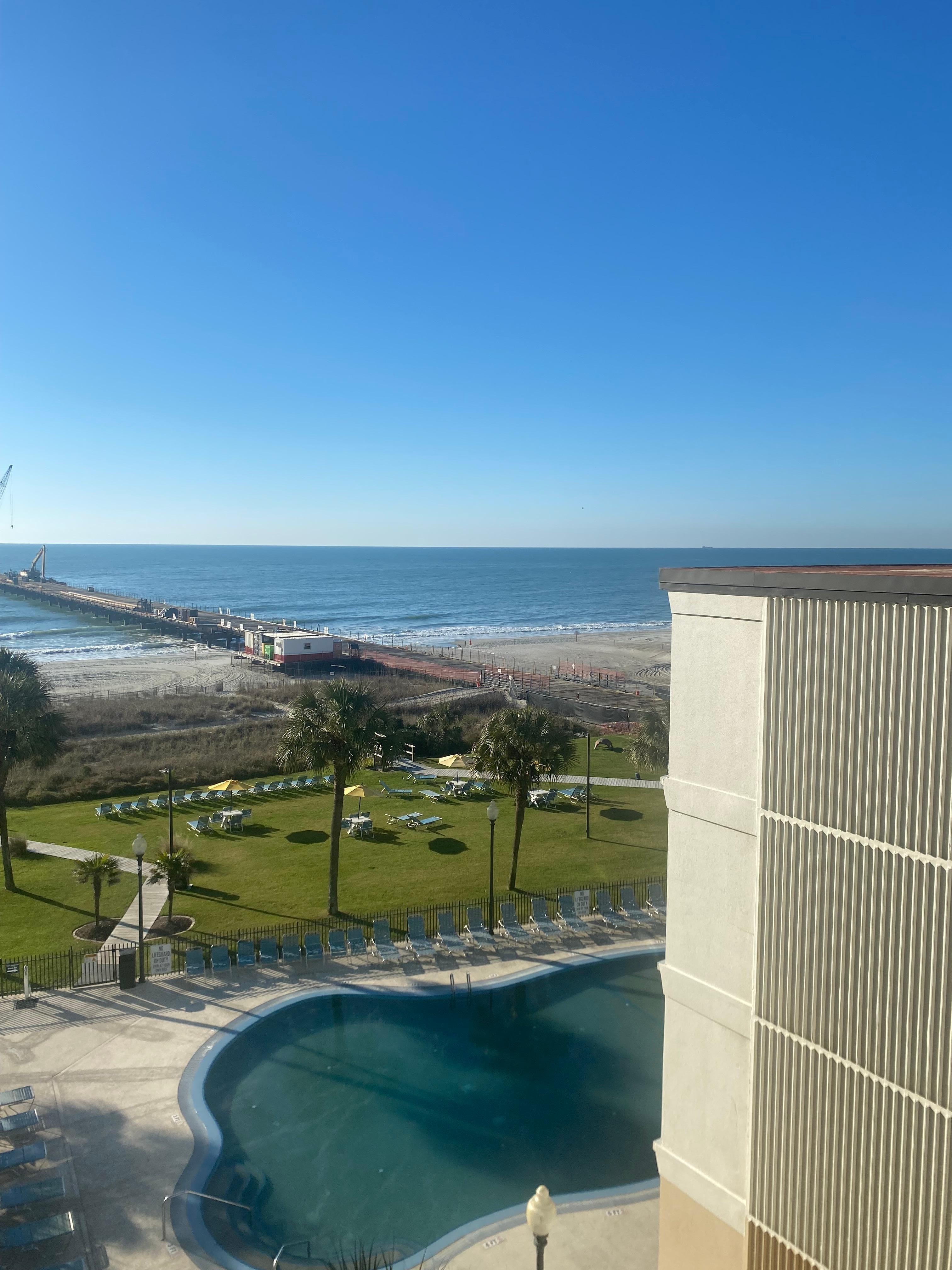 The view from our balcony.