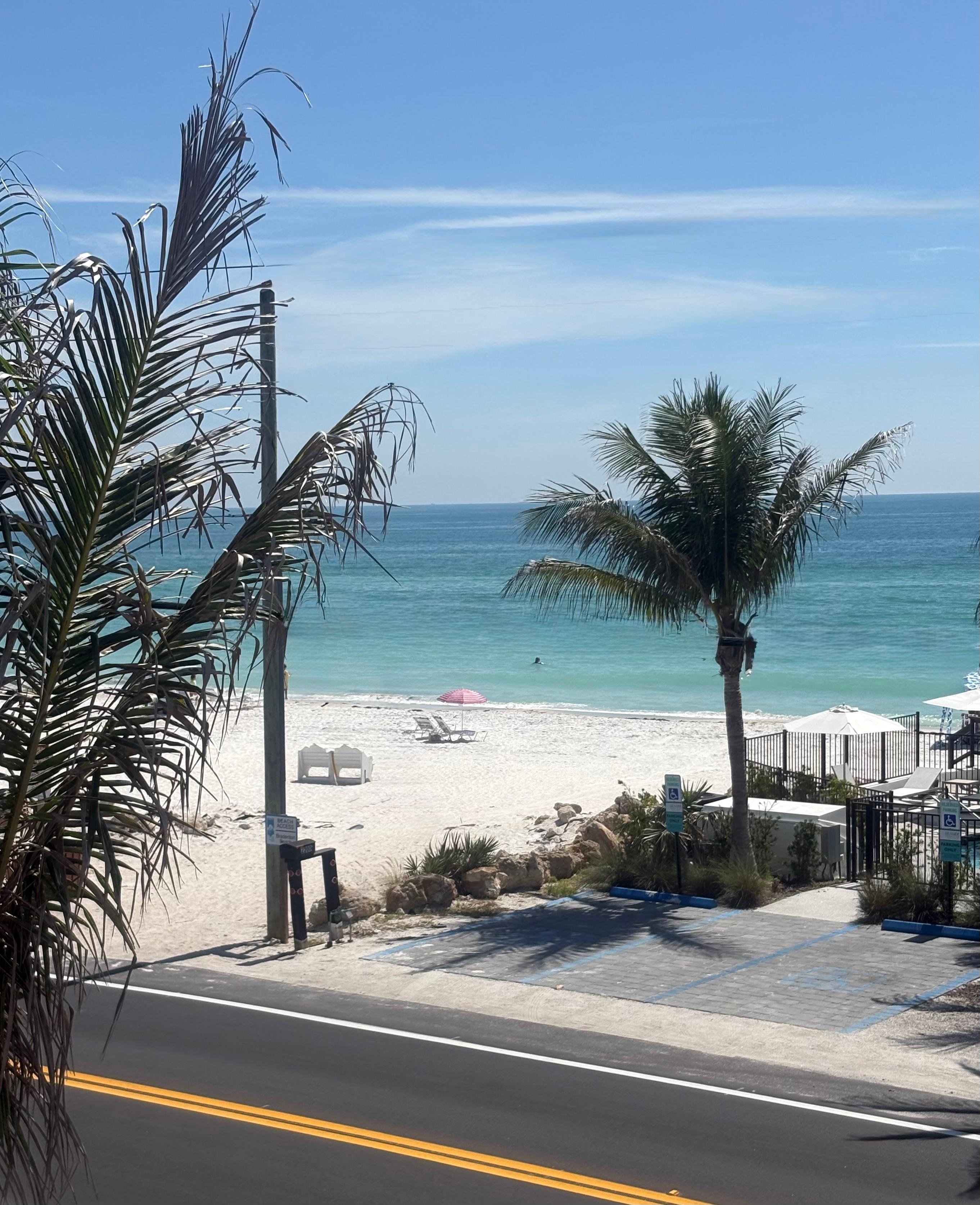 Beach view looking south from the sundeck