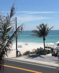 Beach view looking south from the sundeck