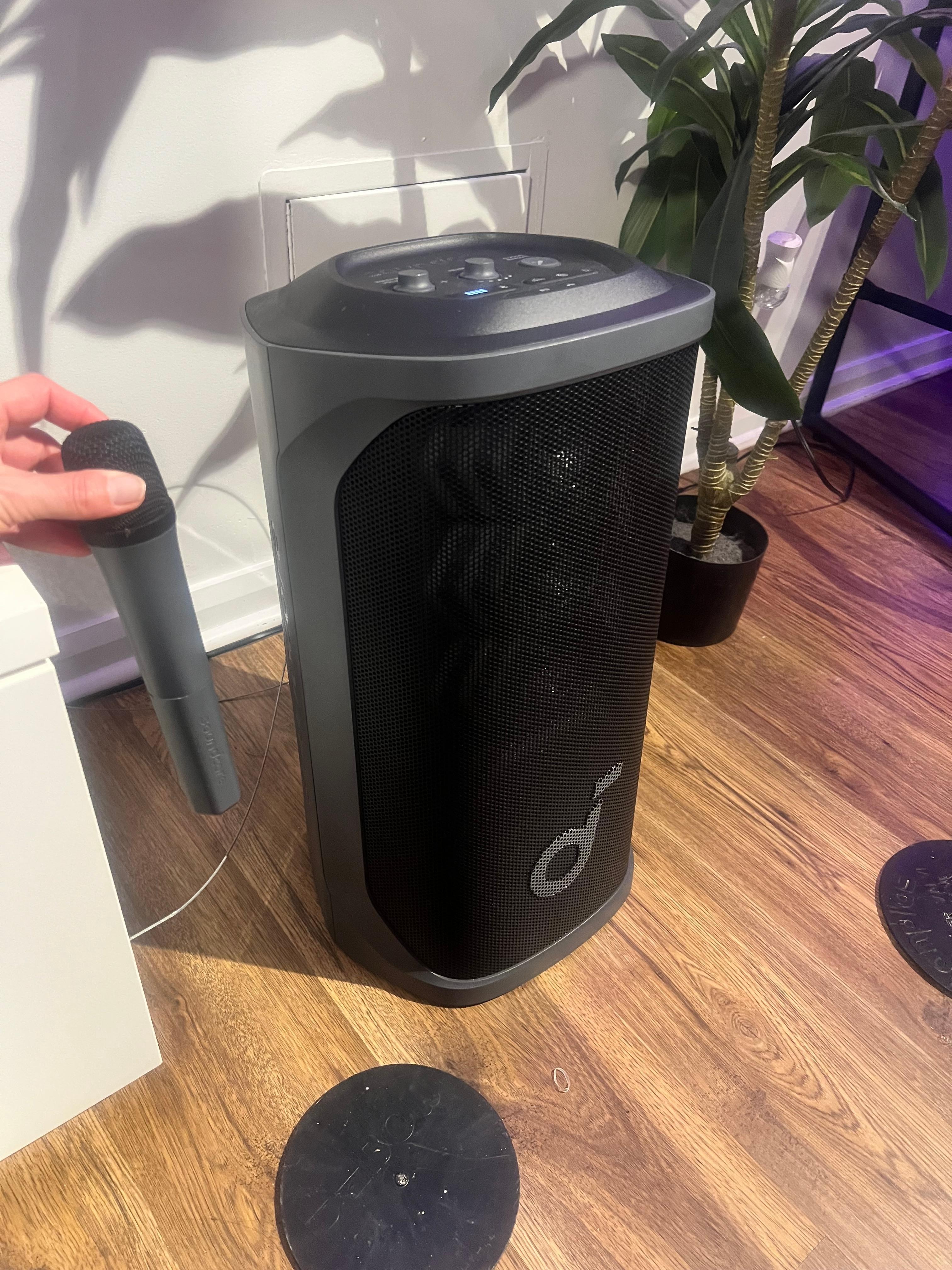 karaoké disponible mais apporter batterie AA pour être sûr pour les micro 