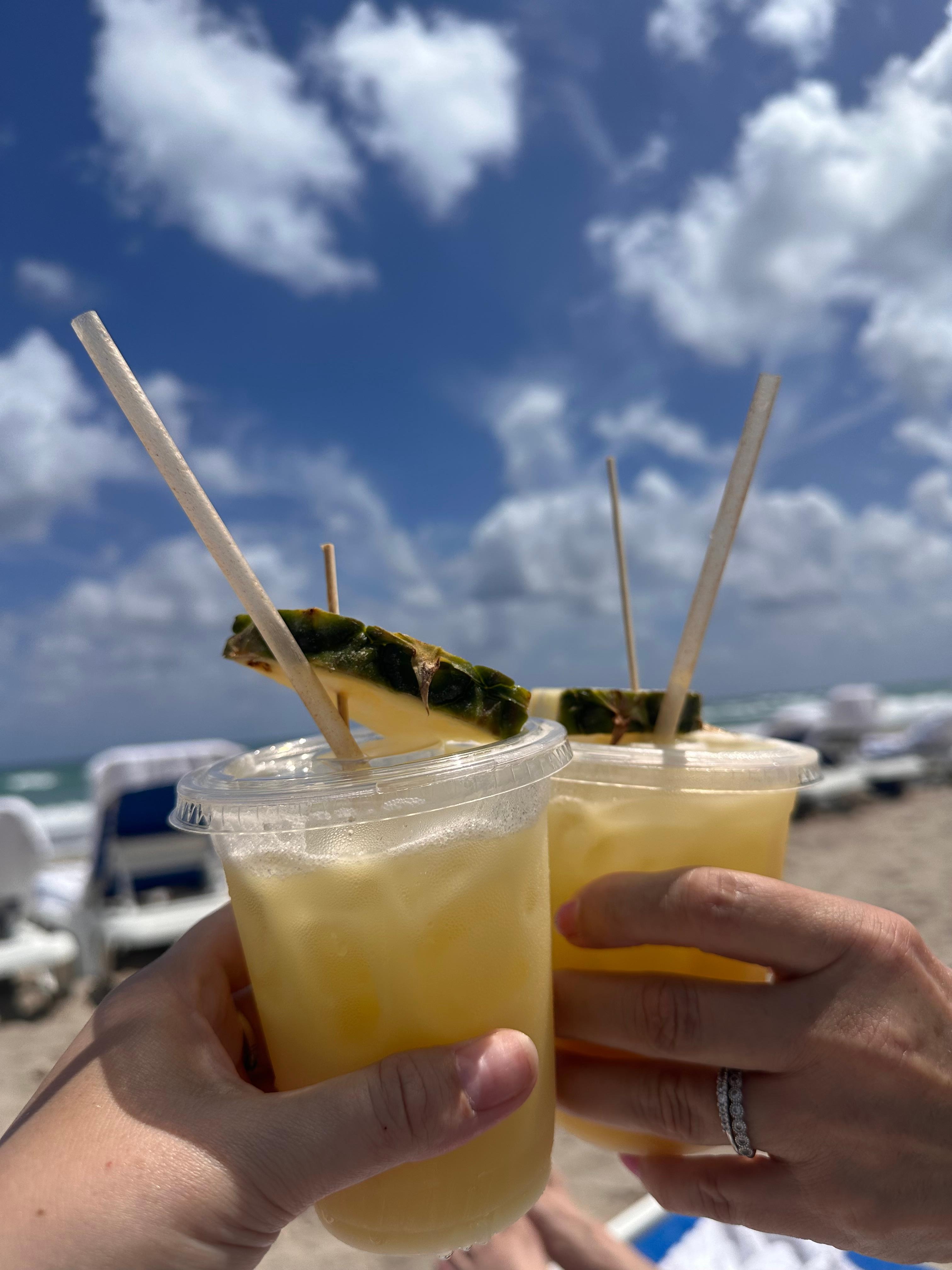 Cheers for a successful mother/daughter trip! 