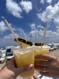 Cheers for a successful mother/daughter trip!