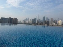 Sky bar and pool area