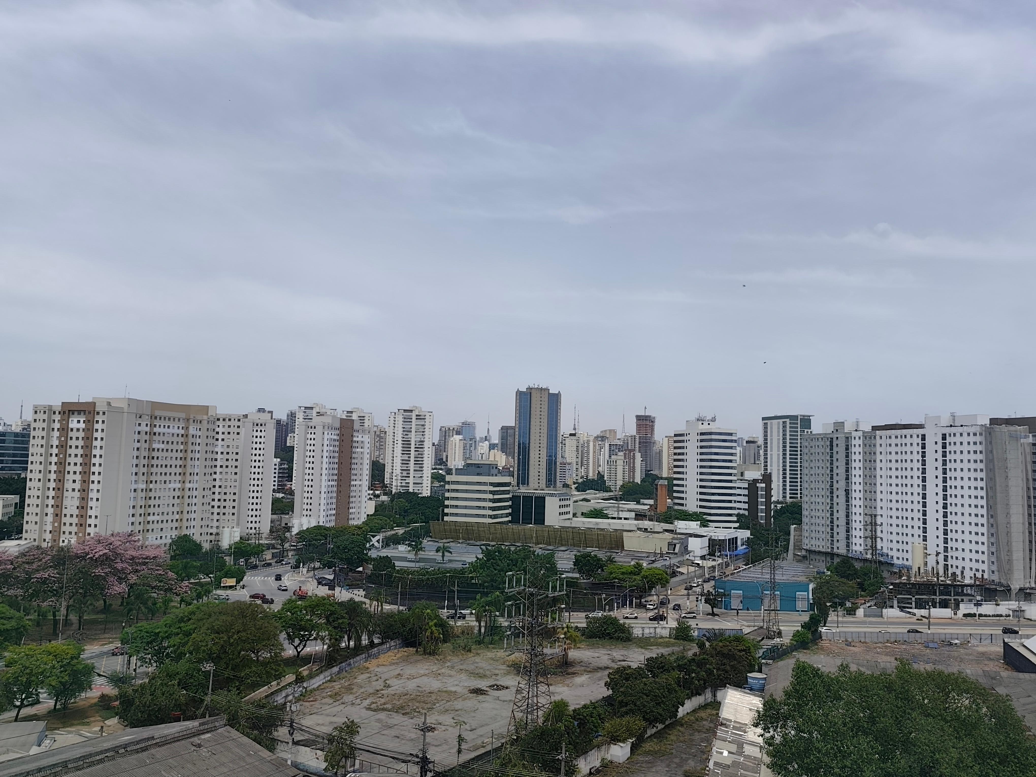 Vista da janela do nosso quarto 