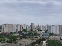 Vista da janela do nosso quarto